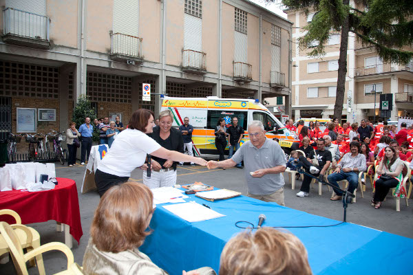 Premiazione dei volontari