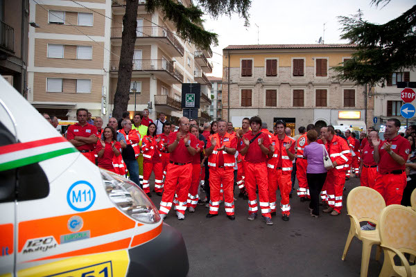 Inaugurazione dell'M11: attuale veicolo di emergenza.