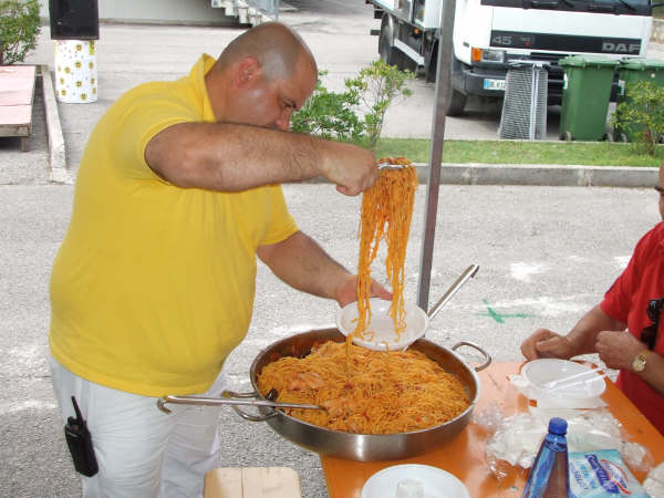 Preparativi per la sera