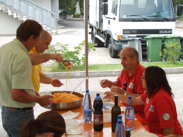 Preparativi per la sera