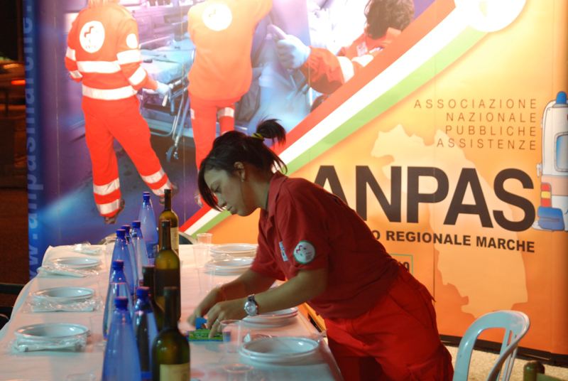 Preparativi per la sera