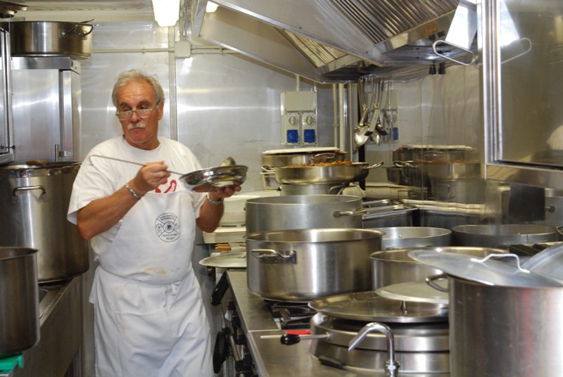 Preparativi per la sera