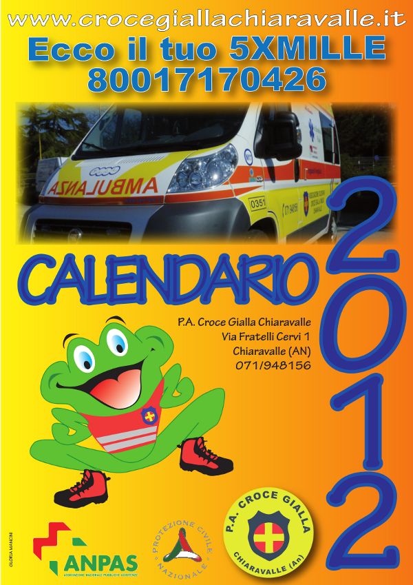Copertina del calendario 2012