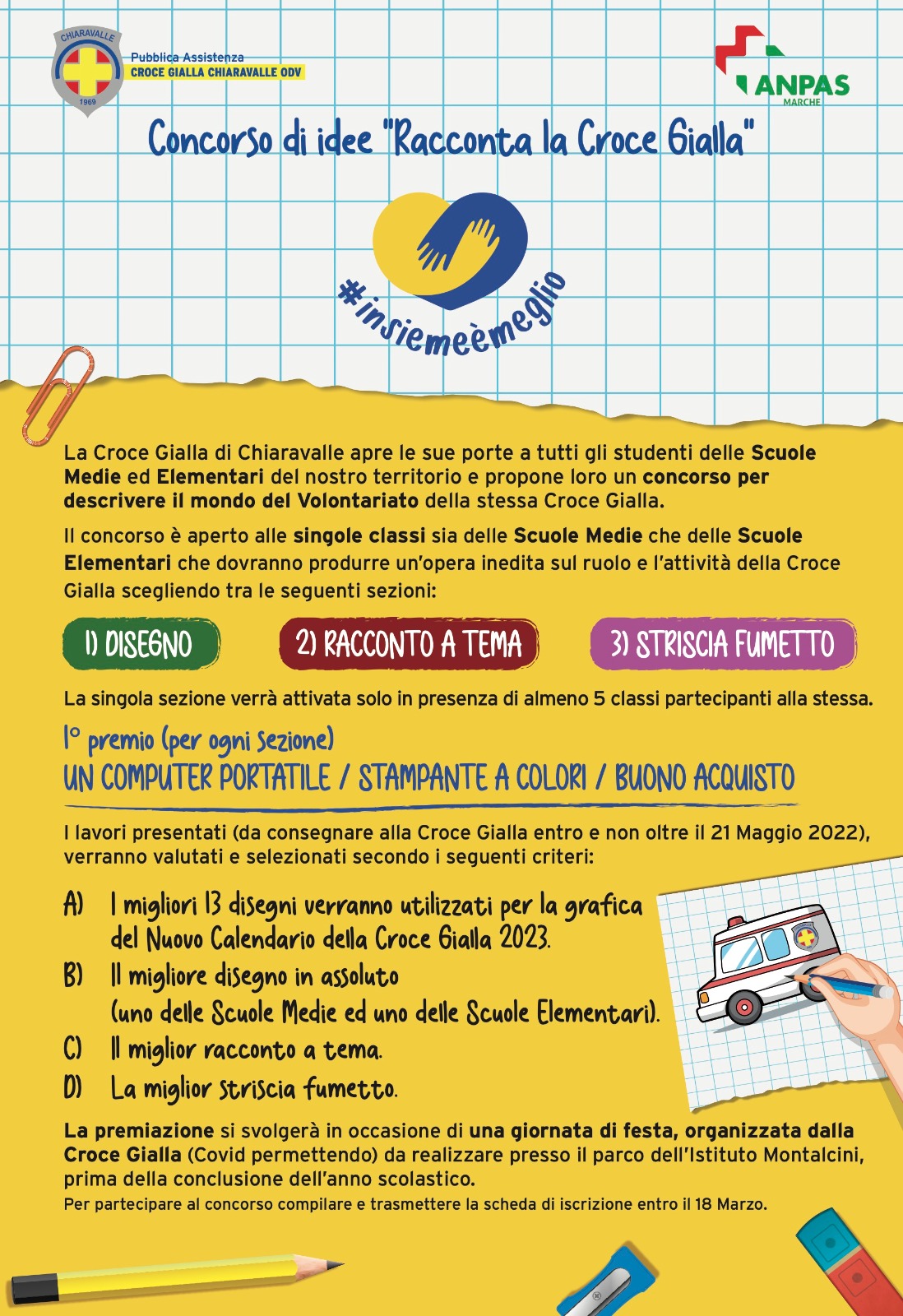 Concorso Scuole, manifesto